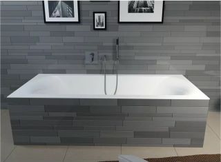 Акриловая ванна Riho Linares B141001005 R 170х75см с тонким бортом белый